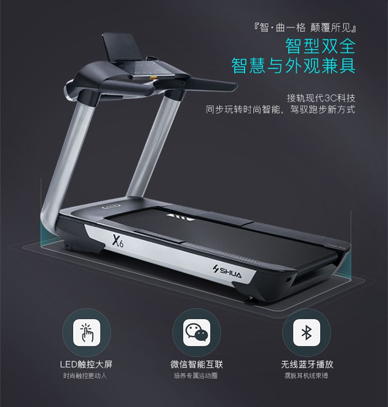 leyu.乐鱼X6心率版跑步机-广西leyu.乐鱼体育健身器材有限公司